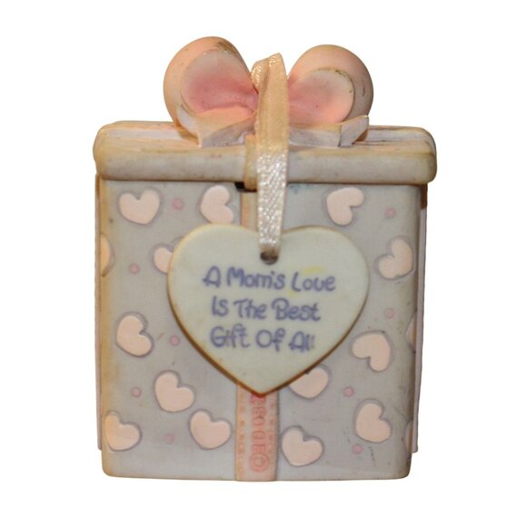 Vtg Precious Moments 2003 Trinket Box "A Moms Love Is The Best Gift Of All" - Picture 1 of 13